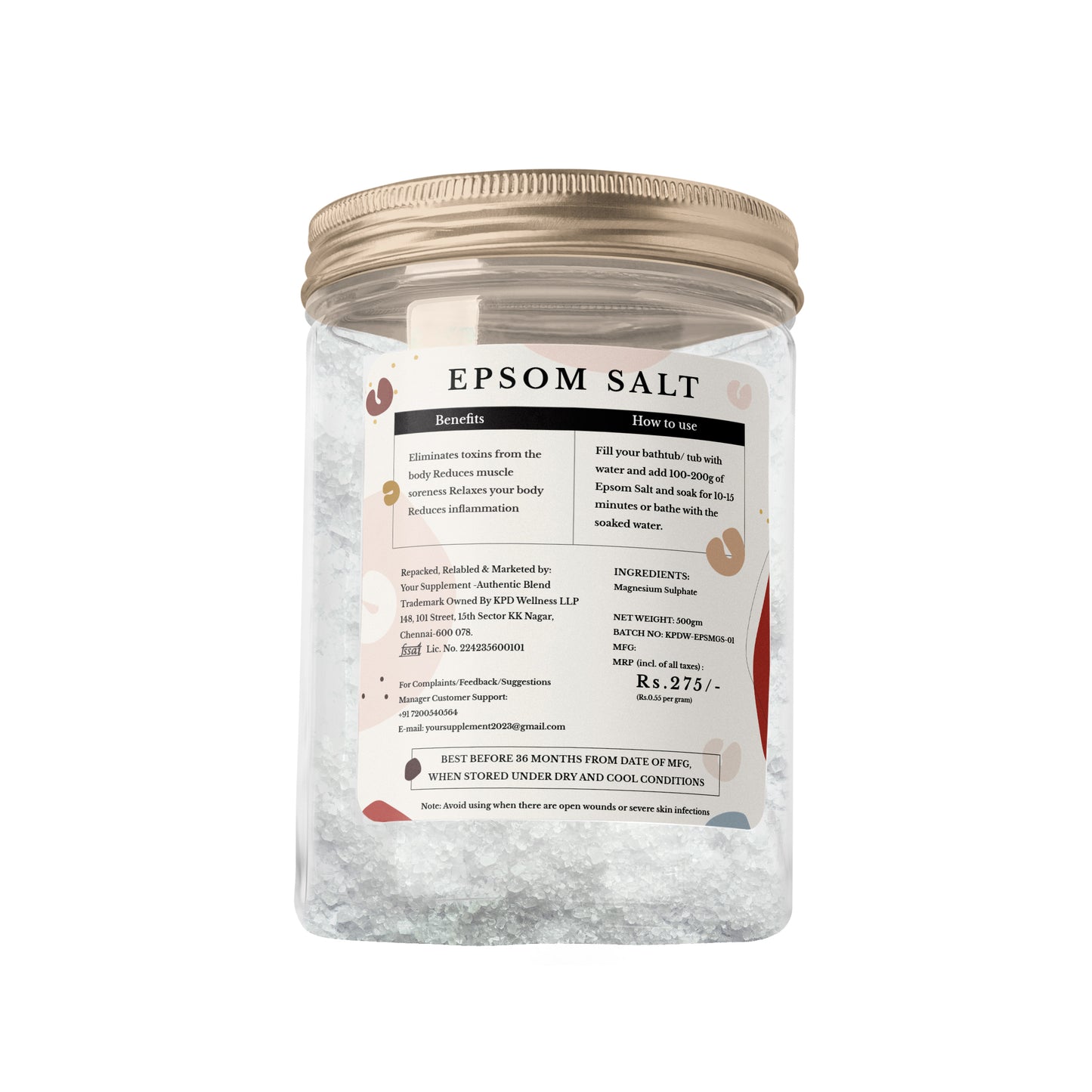 Bath Soak - Relax & Recover with Premium Epsom Salt