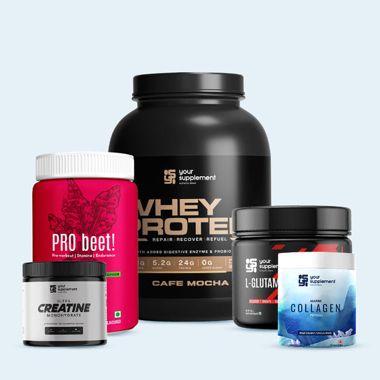 Your-Supplement-combo-products-probeet-whey-protein-collagen-creatine-L-glutamine