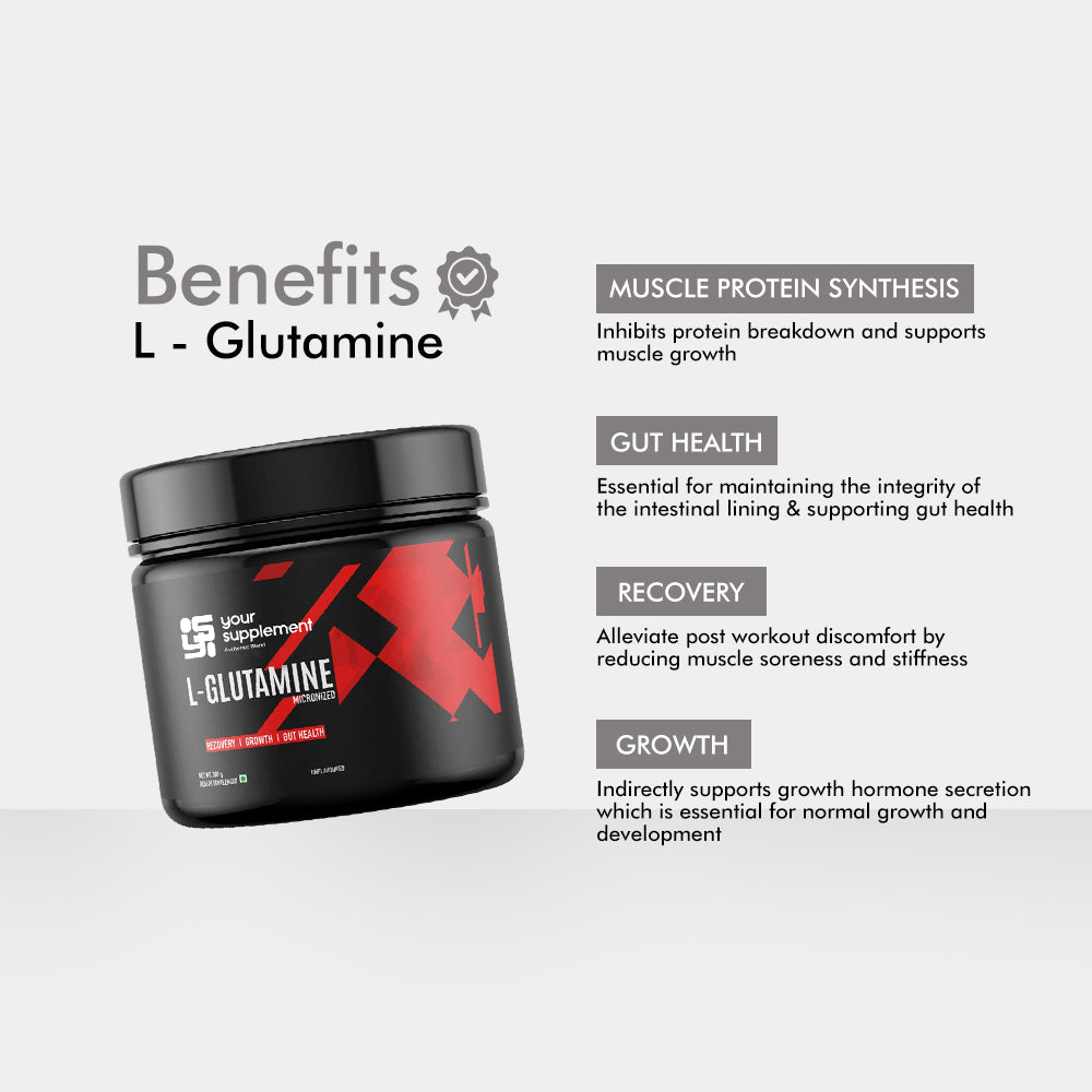 Vegan L - Glutamine – Muscle Recovery | Gut Health Boost