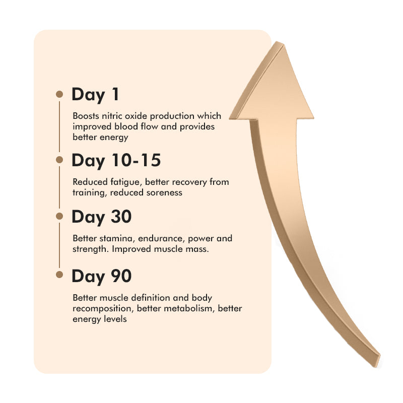 Your-Supplement-probeet-and-whey-protein-timeline-result