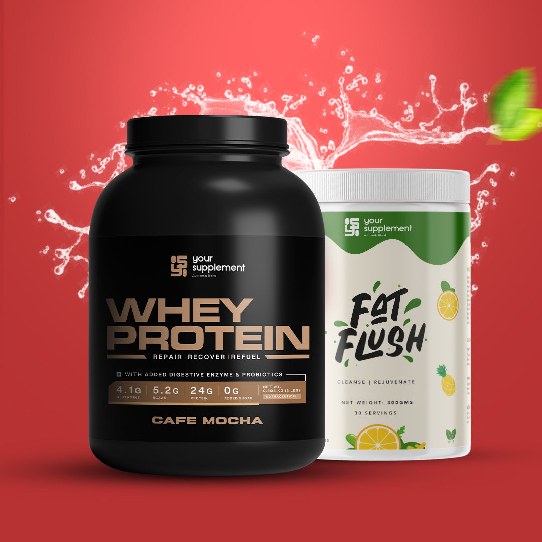 Cleanse & Gain - Fat Flush & Whey Protein Combo